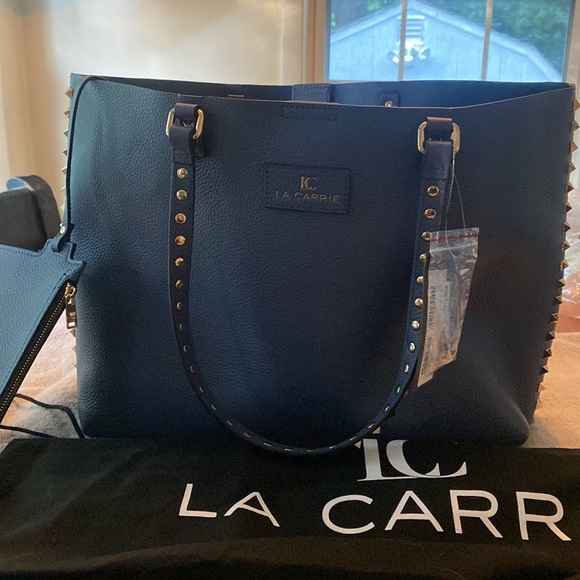 NWT La Carrie from Italy Leather Tote - Picture 11 of 12